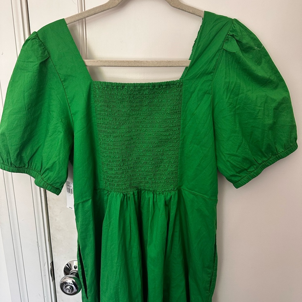 Women's Puff Sleeve Dress - Picture 6 of 9